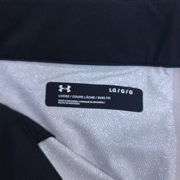 Under Armour UA Pants Womens Large Black Storm Rain Windproof Ankle Zip Snaps - Picture 7 of 9